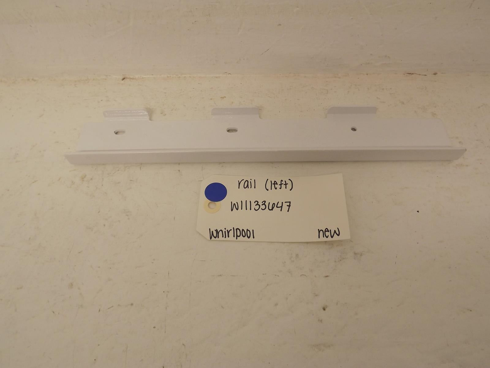 Whirlpool Refrigerator W11133647 Rail (Left) New Whirlpool Refrigerator W11133647 Rail (Left) New
